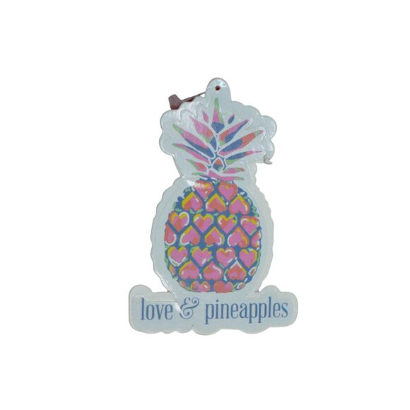 Love & Pineapples USA All Day Red Tank Top Size L 100% Cotton - Picture 4 of 5